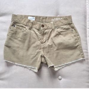 Express Sexy Boyfriend Tan Corduroy Shorts
